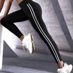 Yoga Pants Striped Yoga Pants #8319
