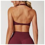 Sports Bra #8503 Cloud-Feel Halter-Neck Yoga Bra