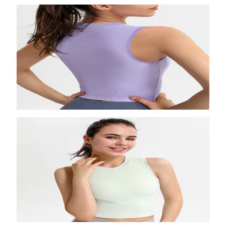 Sports Bra #DS33 Ribbed Seamless Sports Camisole