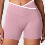 Yoga Pants High-waisted Cross-over Shorts Outdoor Yoga