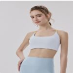 Sports Bra #6014 Contrast-Color Cross-Back Yoga Bra