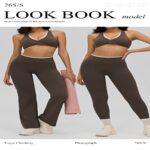 Yoga Outfit Set #6190 Color-Contrast Backless Yoga Set
