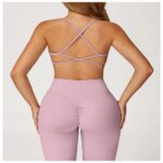 Sports Bra #3091 Cloud-Soft Cross-Back Sports Bra