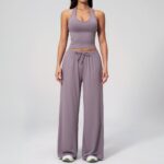 Yoga Outfit Set Brushed Soft Performance Yoga Set#3058