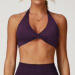 Sports Bra #8503 Cloud-Feel Halter-Neck Yoga Bra