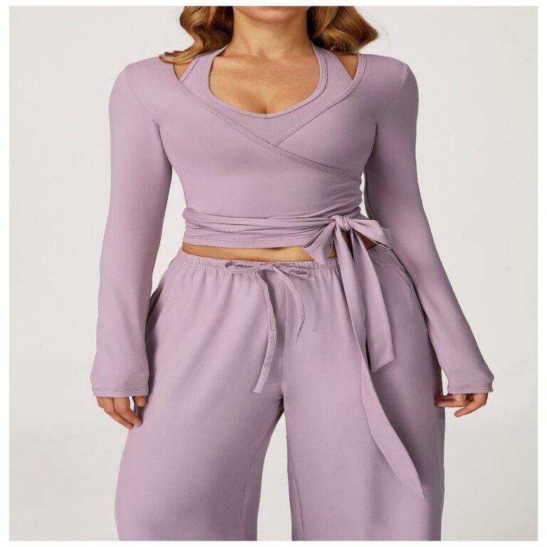 Yoga Outfit Set Brushed Soft Performance Yoga Set#3058