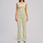 Yoga Outfit Set Cross-Back Nude-Feel Yoga Set#2027