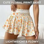 Yoga Pants Printed Skirted Yoga Shorts #8139