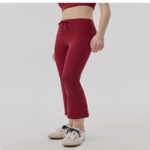 Yoga Pants #6211 High-Waisted Flared 8-Point Yoga Pants