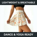 Yoga Pants Printed Skirted Yoga Shorts #8139
