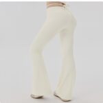 Yoga Pants #6163 High-Waisted Tie-Waist Flared Yoga Pants