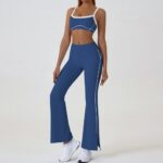 Yoga Outfit Set High-Elastic Color-Block Yoga Set