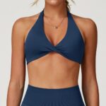 Sports Bra #8503 Cloud-Feel Halter-Neck Yoga Bra
