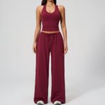 Yoga Outfit Set Brushed Soft Performance Yoga Set#3058