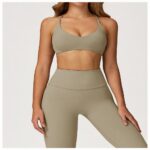 Sports Bra #3091 Cloud-Soft Cross-Back Sports Bra