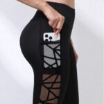 Yoga Pants Yoga mesh leggingsJSH004