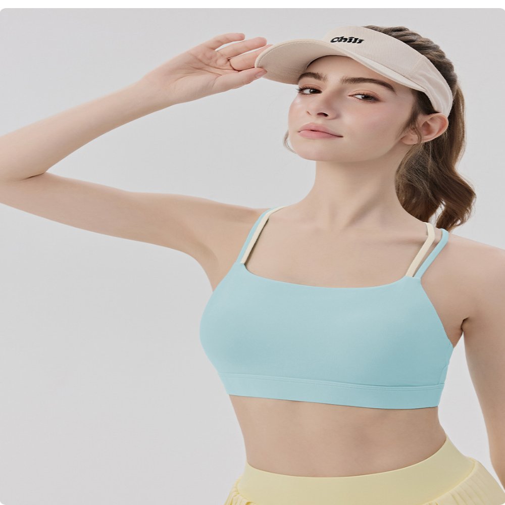 Sports Bra #6017 Moisture-Wicking Double-Strap Sports Bra
