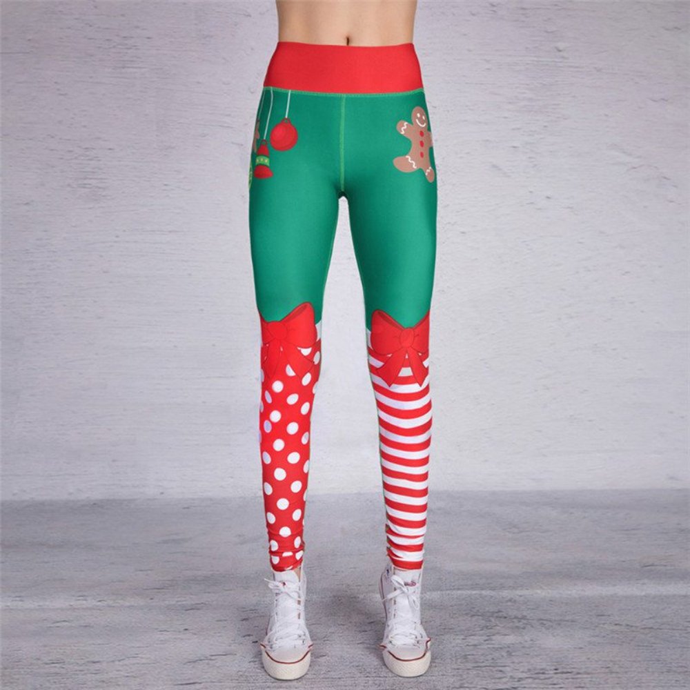 Yoga Pants Christmas Yoga Leggings #F096