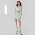 Yoga Outfit Set 2-in-1 Cooling Tennis Skort Set#6005